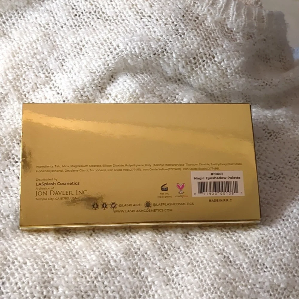 LASplash Cosmetics Magic Eyeshadow Palette,10g (1g Each Color)